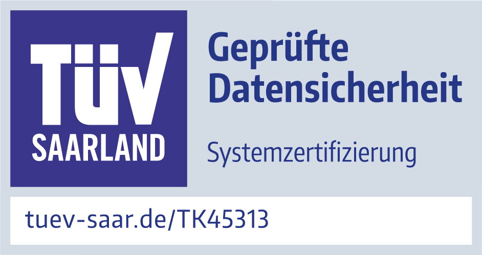 TÜV Saarland Geprüfte Datensicherheit